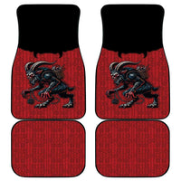 Western Yoke Car Mats Krampus Christmas Horror Style - Wonder Print Shop