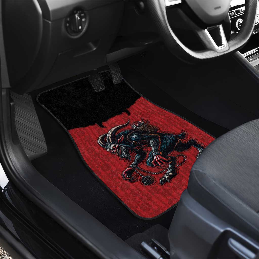 Western Yoke Car Mats Krampus Christmas Horror Style - Wonder Print Shop