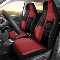 Western Yoke Car Seat Cover Krampus Christmas Horror Style - Wonder Print Shop