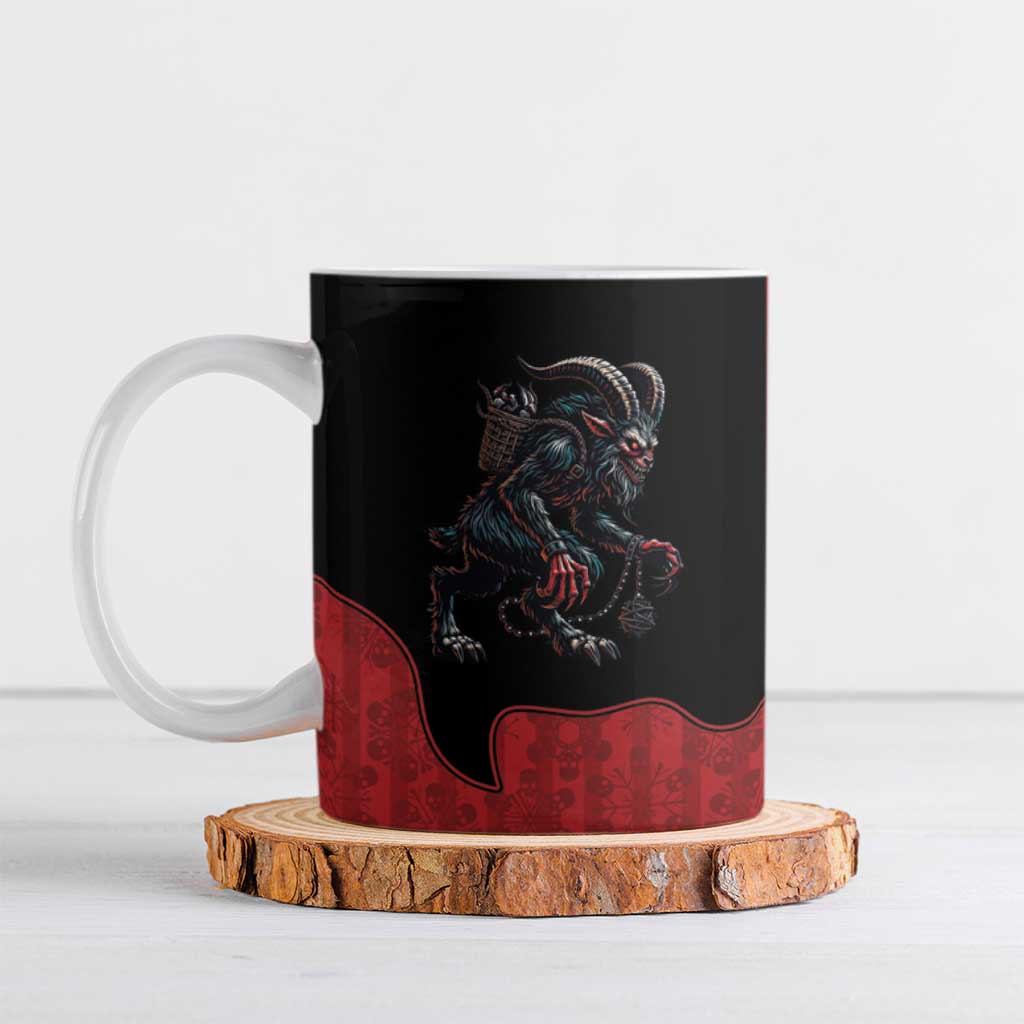 Western Yoke Ceramic Mug Krampus Christmas Horror Style - Wonder Print Shop