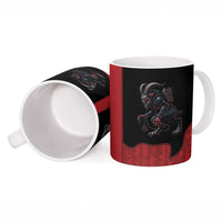 Western Yoke Ceramic Mug Krampus Christmas Horror Style - Wonder Print Shop