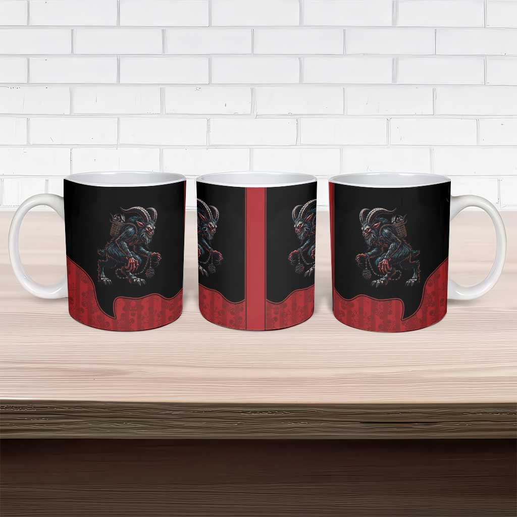 Western Yoke Ceramic Mug Krampus Christmas Horror Style - Wonder Print Shop
