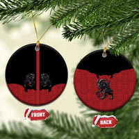 Western Yoke Ceramic Ornament Krampus Christmas Horror Style - Wonder Print Shop