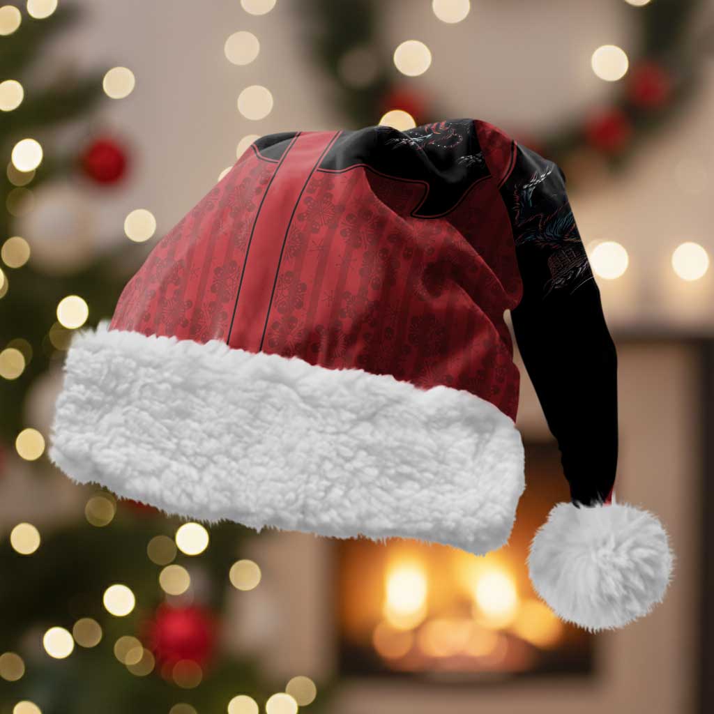 Western Yoke Christmas Santa Hat Krampus Christmas Horror Style - Wonder Print Shop