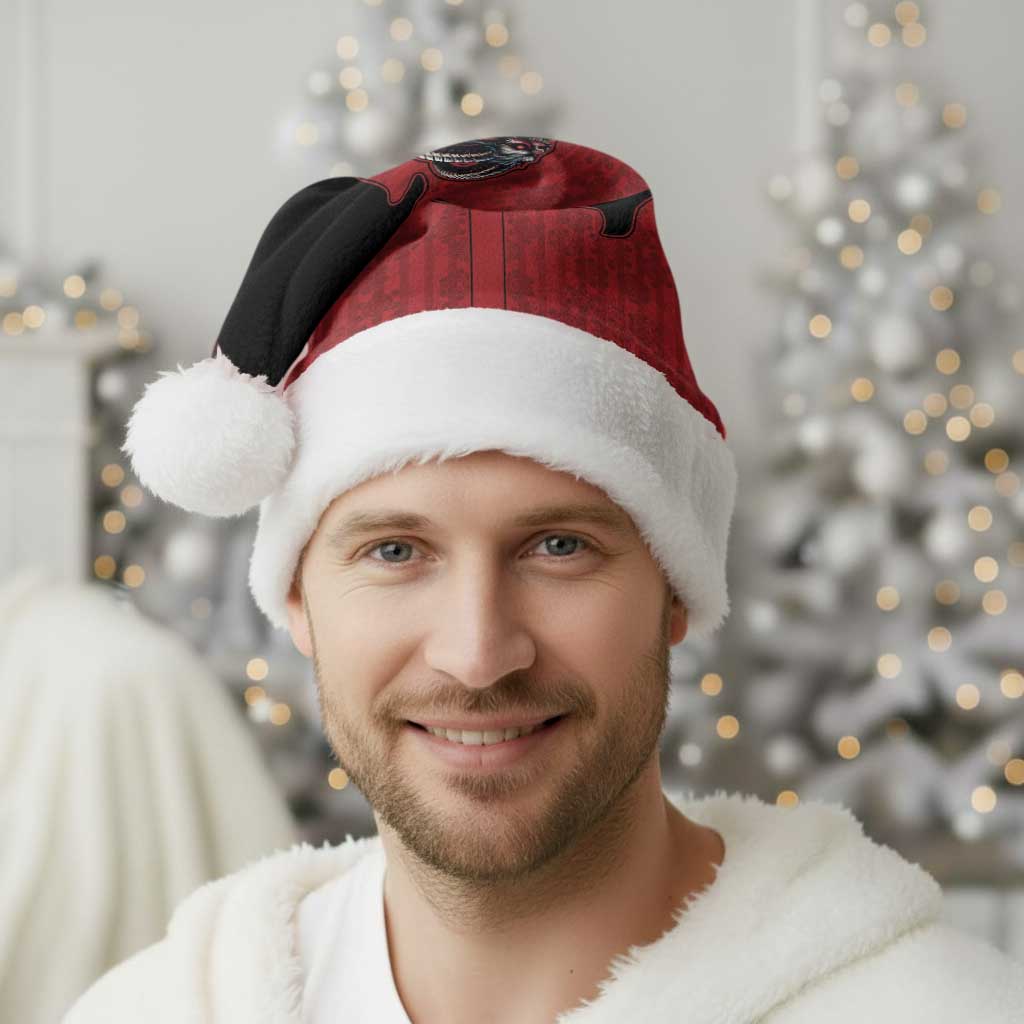 Western Yoke Christmas Santa Hat Krampus Christmas Horror Style - Wonder Print Shop