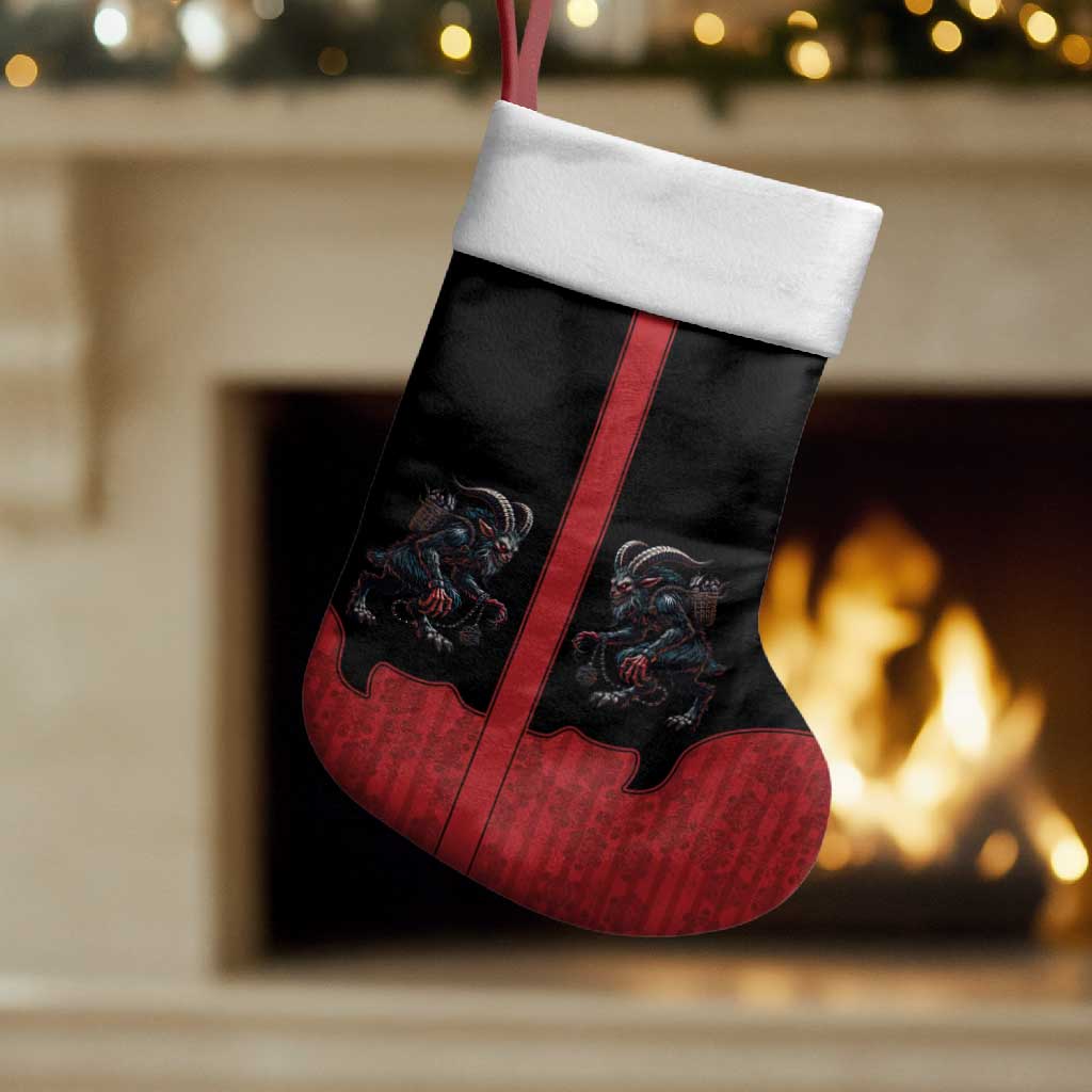 Western Yoke Christmas Stocking Krampus Christmas Horror Style - Wonder Print Shop