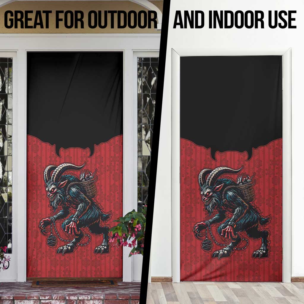 Western Yoke Door Cover Krampus Christmas Horror Style - Wonder Print Shop