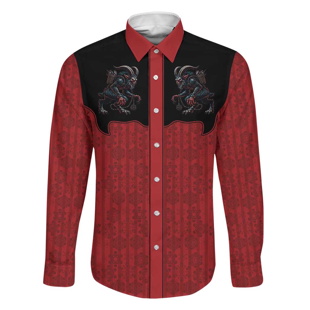 Western Yoke Family Matching Summer Maxi Dress and Hawaiian Shirt Krampus Christmas Horror Style - Wonder Print Shop
