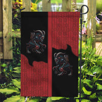 Western Yoke Garden Flag Krampus Christmas Horror Style - Wonder Print Shop
