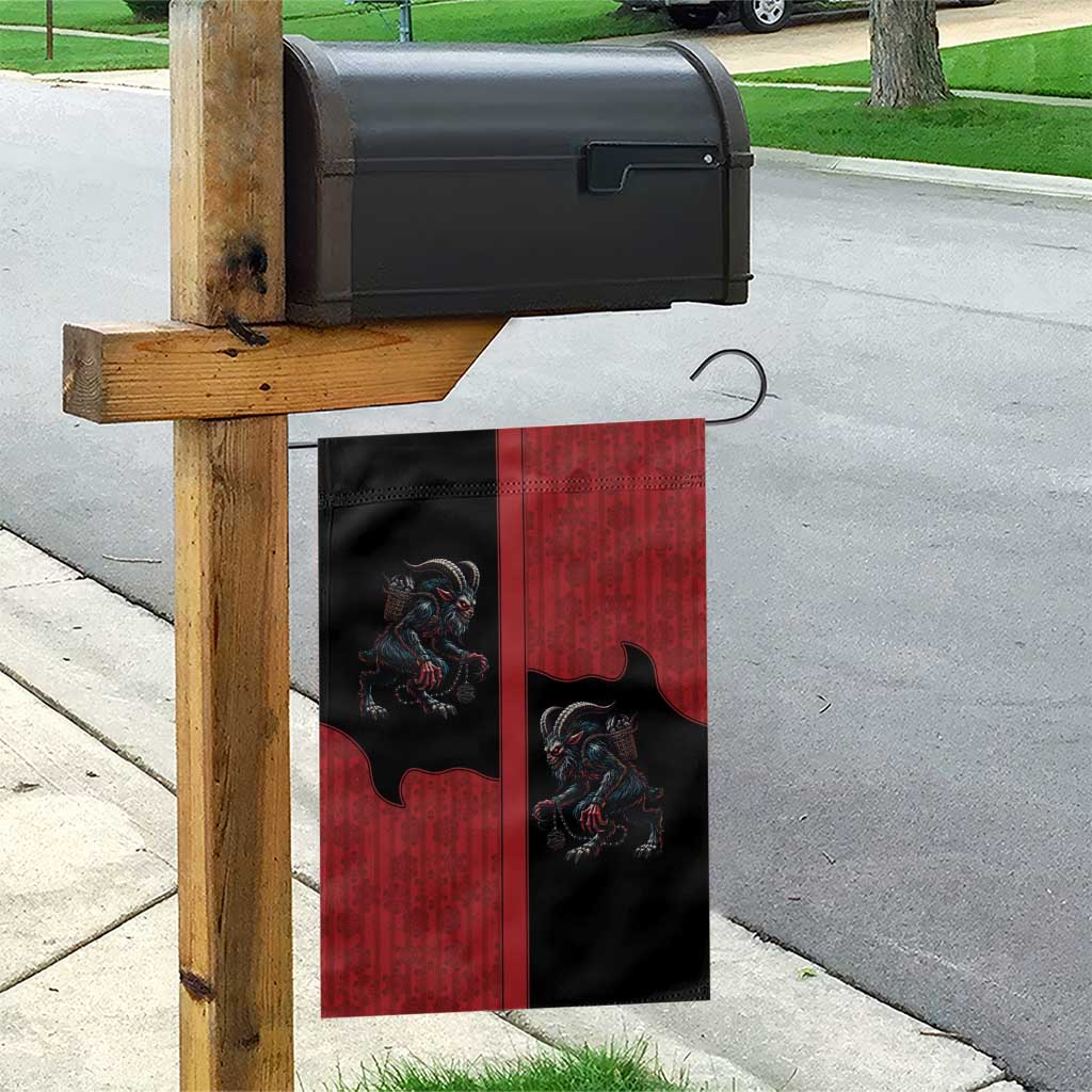 Western Yoke Garden Flag Krampus Christmas Horror Style - Wonder Print Shop