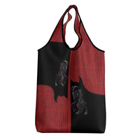 Western Yoke Grocery Bag Krampus Christmas Horror Style - Wonder Print Shop