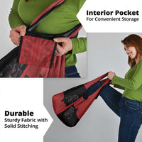 Western Yoke Grocery Bag Krampus Christmas Horror Style - Wonder Print Shop