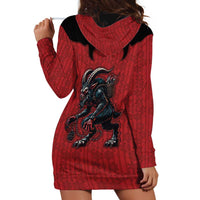 Western Yoke Hoodie Dress Krampus Christmas Horror Style - Wonder Print Shop
