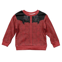 Western Yoke Kid Ugly Christmas Sweater Krampus Christmas Horror Style - Wonder Print Shop