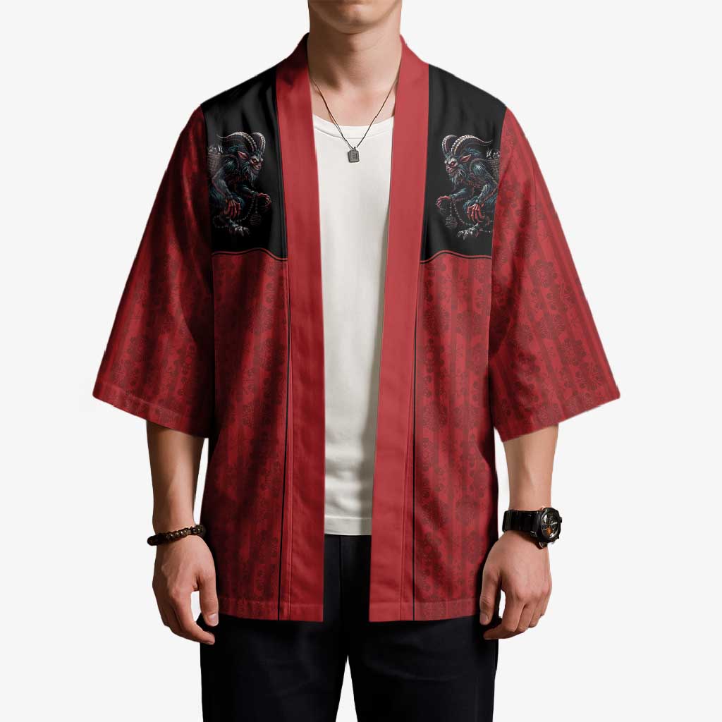 Western Yoke Kimono Krampus Christmas Horror Style - Wonder Print Shop