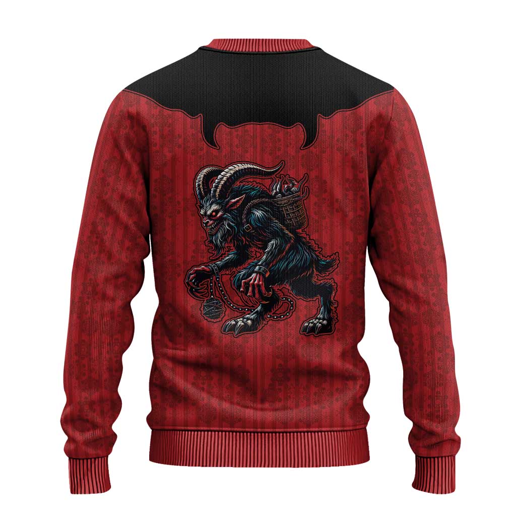 Western Yoke Ugly Christmas Sweater Krampus Christmas Horror Style - Wonder Print Shop