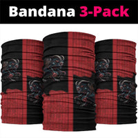 Western Yoke Neck Gaiter Krampus Christmas Horror Style - Wonder Print Shop