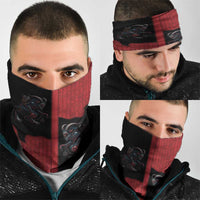 Western Yoke Neck Gaiter Krampus Christmas Horror Style - Wonder Print Shop