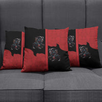Western Yoke Pillow Cover Krampus Christmas Horror Style - Wonder Print Shop