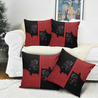 Western Yoke Pillow Cover Krampus Christmas Horror Style - Wonder Print Shop