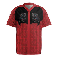 Western Yoke Rugby Jersey Krampus Christmas Horror Style - Wonder Print Shop