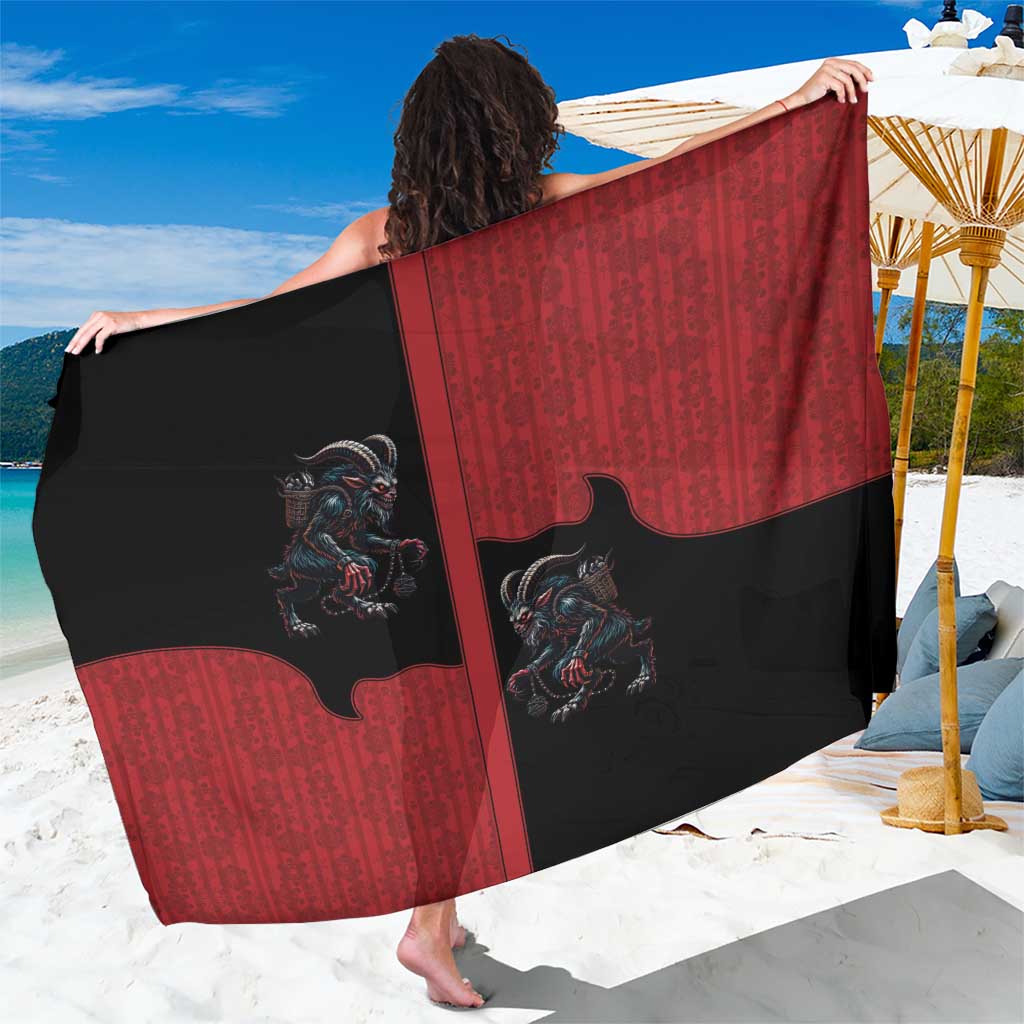 Western Yoke Sarong Krampus Christmas Horror Style - Wonder Print Shop