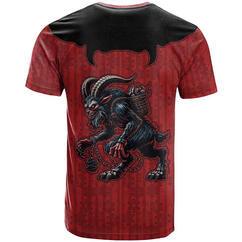Western Yoke T Shirt Krampus Christmas Horror Style - Wonder Print Shop