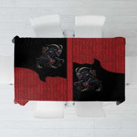 Western Yoke Tablecloth Krampus Christmas Horror Style - Wonder Print Shop