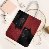 Western Yoke Tote Bag Krampus Christmas Horror Style - Wonder Print Shop