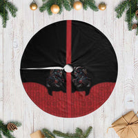 Western Yoke Tree Skirt Krampus Christmas Horror Style - Wonder Print Shop