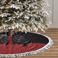 Western Yoke Tree Skirt Krampus Christmas Horror Style - Wonder Print Shop