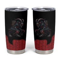 Western Yoke Tumbler Cup Krampus Christmas Horror Style - Wonder Print Shop