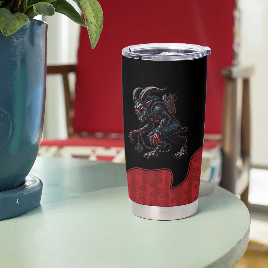 Western Yoke Tumbler Cup Krampus Christmas Horror Style - Wonder Print Shop