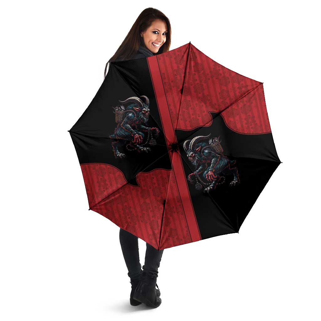 Western Yoke Umbrella Krampus Christmas Horror Style - Wonder Print Shop