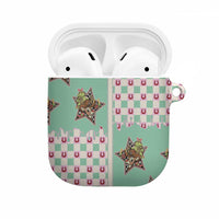Western Yoke AirPods Case Rudolph Cowboy Christmas Retro Style - Wonder Print Shop