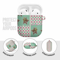 Western Yoke AirPods Case Rudolph Cowboy Christmas Retro Style - Wonder Print Shop