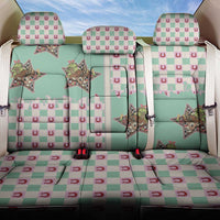 Western Yoke Back Car Seat Cover Rudolph Cowboy Christmas Retro Style - Wonder Print Shop