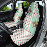 Western Yoke Car Seat Cover Rudolph Cowboy Christmas Retro Style - Wonder Print Shop