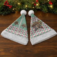 Western Yoke Christmas Santa Hat Rudolph Cowboy Christmas Retro Style - Wonder Print Shop