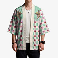 Western Yoke Kimono Rudolph Cowboy Christmas Retro Style - Wonder Print Shop