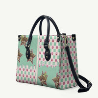 Western Yoke Leather Bag Rudolph Cowboy Christmas Retro Style - Wonder Print Shop