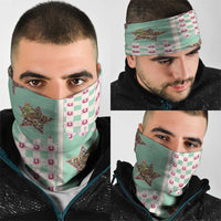 Western Yoke Neck Gaiter Rudolph Cowboy Christmas Retro Style - Wonder Print Shop
