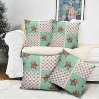 Western Yoke Pillow Cover Rudolph Cowboy Christmas Retro Style - Wonder Print Shop