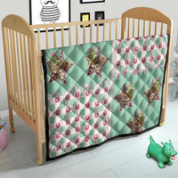 Western Yoke Quilt Rudolph Cowboy Christmas Retro Style - Wonder Print Shop