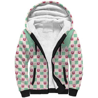 Western Yoke Sherpa Hoodie Rudolph Cowboy Christmas Retro Style - Wonder Print Shop