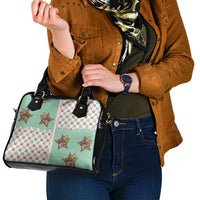 Western Yoke Shoulder Handbag Rudolph Cowboy Christmas Retro Style - Wonder Print Shop