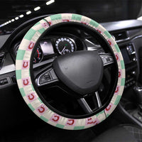 Western Yoke Steering Wheel Cover Rudolph Cowboy Christmas Retro Style - Wonder Print Shop