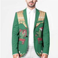 Western Yoke Blazer Cactus Christmas Cute Style - Wonder Print Shop
