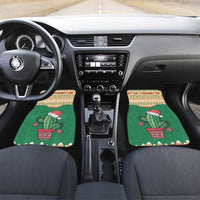 Western Yoke Car Mats Cactus Christmas Cute Style - Wonder Print Shop