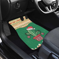 Western Yoke Car Mats Cactus Christmas Cute Style - Wonder Print Shop